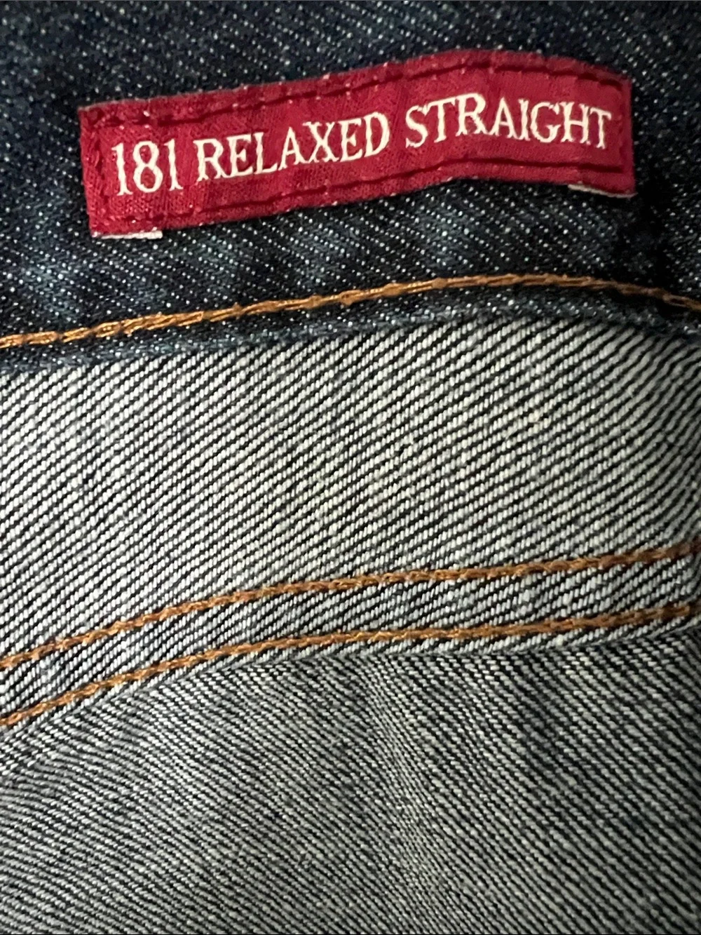Lucky Brand Men's Straight Jeans in Dark Wash Blue